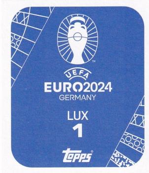 2024 Topps UEFA EURO 2024 Germany Sticker Collection #LUX1 Emblem Back