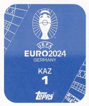 2024 Topps UEFA EURO 2024 Germany Sticker Collection #KAZ1 Emblem Back