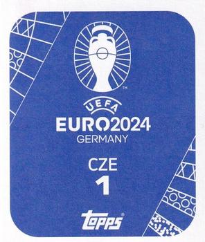 2024 Topps UEFA EURO 2024 Germany Sticker Collection #CZE1 Emblem Back