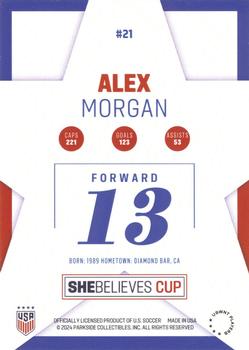 2024 Parkside USWNT SheBelieves Cup #21 Alex Morgan Back