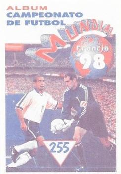 1998 Navarrete Campeonato de Futbol Mundial Francia 98 Stickers #255 Sergi Back
