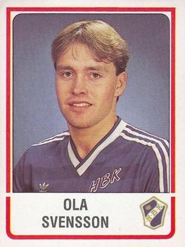 1986 Panini Fotboll 86 Allsvenskan och Division II #50 Ola Svensson Front