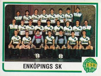 1986 Panini Fotboll 86 Allsvenskan och Division II #254 Team Front