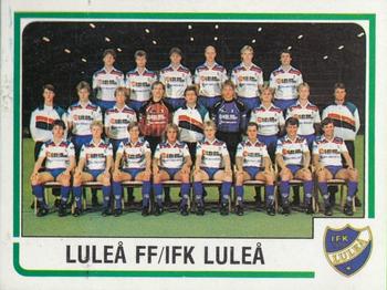 1986 Panini Fotboll 86 Allsvenskan och Division II #259 Team Front