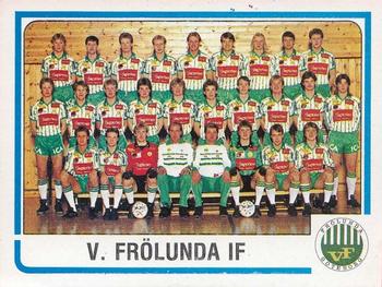1986 Panini Fotboll 86 Allsvenskan och Division II #302 Team Front