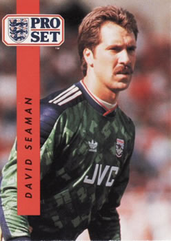 1990-91 Pro Set #1 David Seaman Front