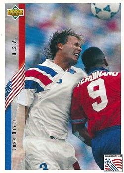 1994 Upper Deck World Cup Contenders English/German #5 John Doyle Front