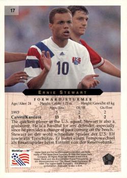 1994 Upper Deck World Cup Contenders English/German #17 Earnie Stewart Back