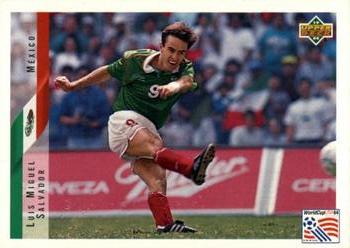 1994 Upper Deck World Cup Contenders English/German #30 Luis Miguel Salvador Front