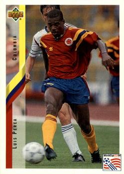 1994 Upper Deck World Cup Contenders English/German #40 Luis Perea Front