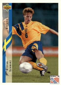 1994 Upper Deck World Cup Contenders English/German #70 Stefan Schwarz Front