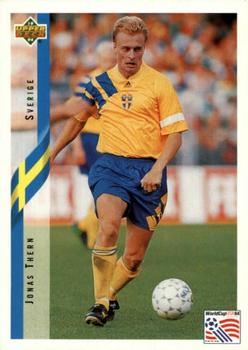 1994 Upper Deck World Cup Contenders English/German #71 Jonas Thern Front