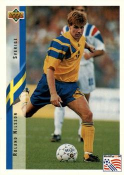 1994 Upper Deck World Cup Contenders English/German #74 Roland Nilsson Front