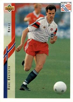 1994 Upper Deck World Cup Contenders English/German #95 Rune Bratseth Front