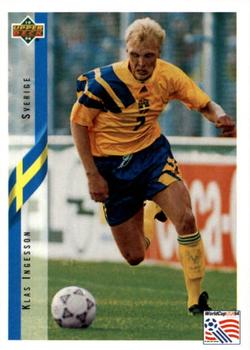 1994 Upper Deck World Cup Contenders English/Japanese #68 Klas Ingesson Front