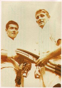 1984 Chocolat Poulain Serie 38 : Connaissance du Tennis #13 Lew Hoad / Ken Rosewall Front