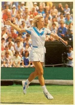 1984 Chocolat Poulain Serie 38 : Connaissance du Tennis #24 Martina Navratilova Front