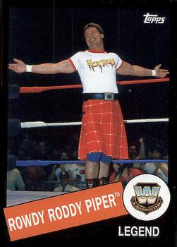2015 Topps WWE Heritage - Black Border #40 Rowdy Roddy Piper Front