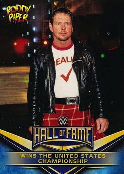 2018 Topps WWE Then Now Forever - WWE Hall of Fame Tribute Rowdy Roddy Piper #38 Wins the United States Championship Front