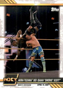 2021 Topps WWE NXT #12 Akira Tozawa def. Isaiah 