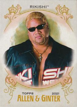 2021 Topps Heritage WWE - Allen & Ginter #AG-17 Rikishi Front