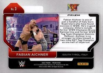 2022 Panini Prizm WWE - Hyper #3 Fabian Aichner Back