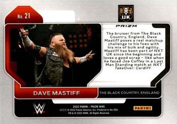 2022 Panini Prizm WWE - Hyper #21 Dave Mastiff Back