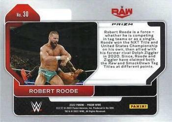 2022 Panini Prizm WWE - Hyper #30 Robert Roode Back