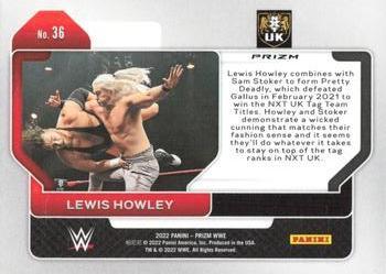 2022 Panini Prizm WWE - Hyper #36 Lewis Howley Back