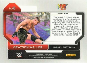 2022 Panini Prizm WWE - Hyper #43 Grayson Waller Back