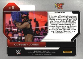 2022 Panini Prizm WWE - Hyper #48 Odyssey Jones Back