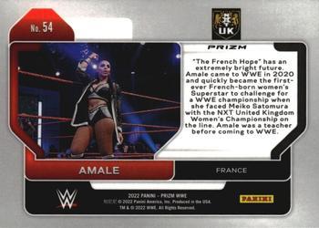 2022 Panini Prizm WWE - Hyper #54 Amale Back