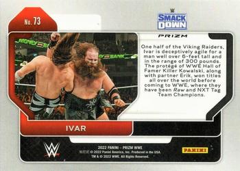 2022 Panini Prizm WWE - Hyper #73 Ivar Back
