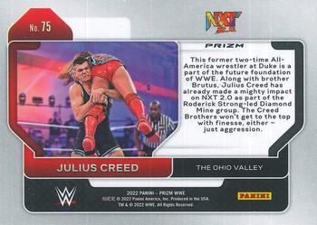 2022 Panini Prizm WWE - Hyper #75 Julius Creed Back