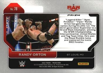 2022 Panini Prizm WWE - Hyper #78 Randy Orton Back