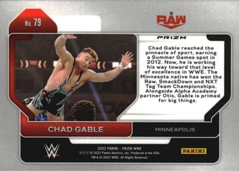 2022 Panini Prizm WWE - Hyper #79 Chad Gable Back