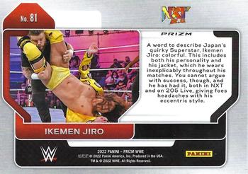 2022 Panini Prizm WWE - Hyper #81 Ikemen Jiro Back