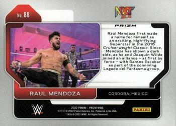 2022 Panini Prizm WWE - Hyper #88 Raul Mendoza Back