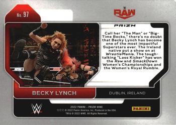 2022 Panini Prizm WWE - Hyper #97 Becky Lynch Back