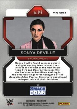2022 Panini Prizm WWE - Hyper #147 Sonya Deville Back