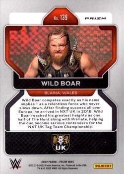 2022 Panini Prizm WWE - Ruby Wave #139 Wild Boar Back