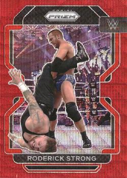 2022 Panini Prizm WWE - Ruby Wave #163 Roderick Strong Front