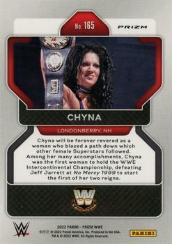 2022 Panini Prizm WWE - Ruby Wave #165 Chyna Back