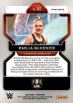 2022 Panini Prizm WWE - Ruby Wave #182 Emilia McKenzie Back
