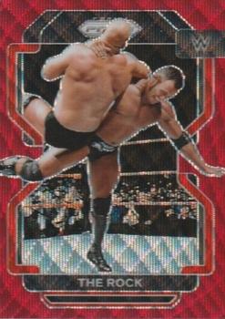 2022 Panini Prizm WWE - Ruby Wave #191 The Rock Front