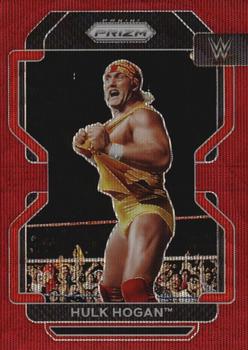 2022 Panini Prizm WWE - Ruby Wave #195 Hulk Hogan Front
