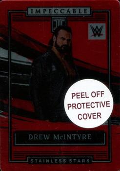 2022 Panini Impeccable WWE - Stainless Stars Red #6 Drew McIntyre Front