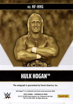 2022 Panini Chronicles WWE - Hall of Fame Autographs #HF-HHG Hulk Hogan Back