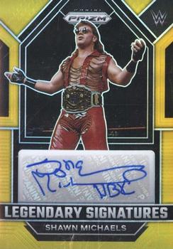 2023 Panini Prizm WWE - Legendary Signatures Prizms Gold #LS-SML Shawn Michaels Front