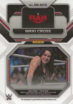 2023 Panini Prizm WWE - Sensational Signatures #SN-NCS Nikki Cross Back